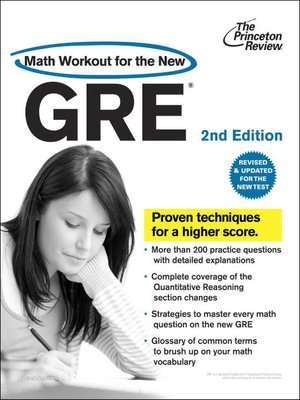 cover image of Math Workout for the New GRE
